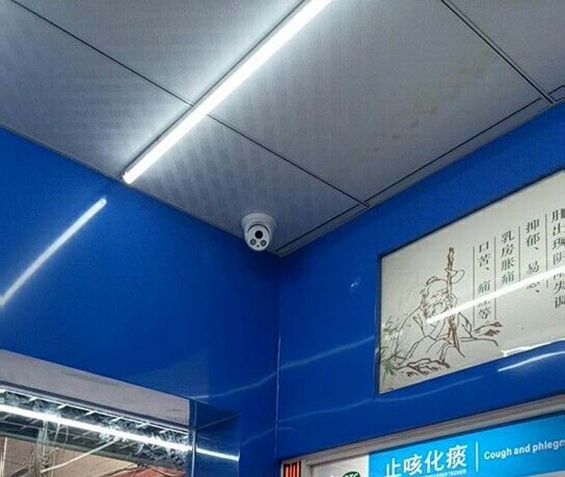 深圳民治益民连锁药店安装监控项目
