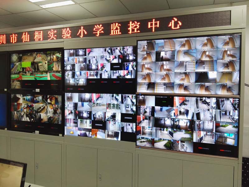 仙桐实验小学安装监控案例 仙桐实验小学安装监控案例