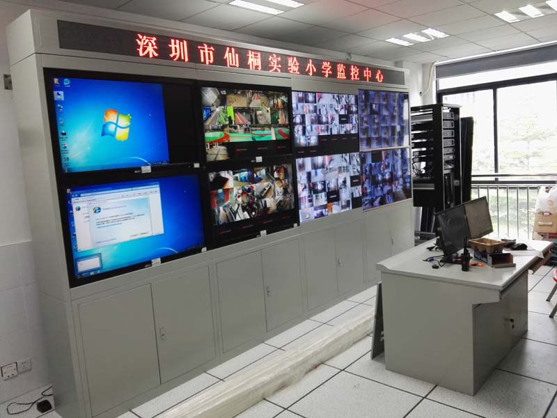 仙桐实验小学安装监控案例 仙桐实验小学安装监控案例