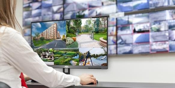 AOC M1系列安防监控专用显示器，赋能智慧安防，实现全局洞察
